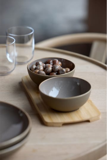 Shoku 竹製トレイ & ボウル 2個 - Warm Brown - Villa Collection