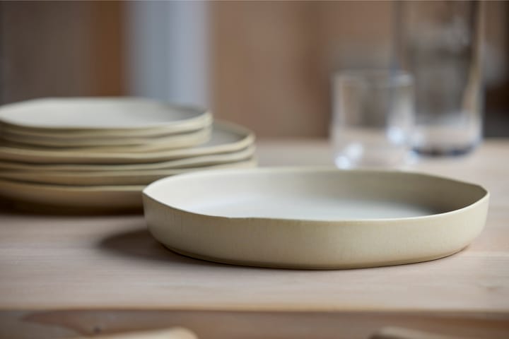 Shoku サービングプレート Ø28 cm, Beige Villa Collection