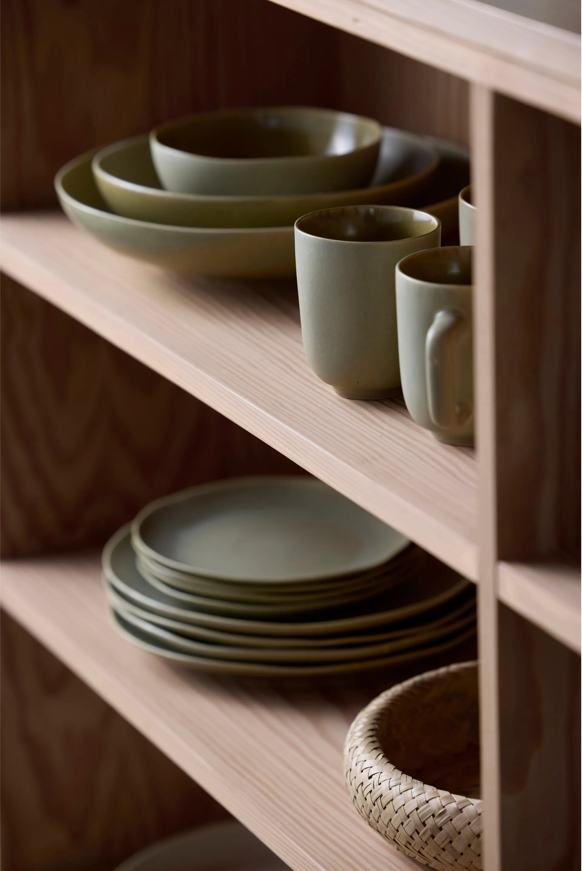 Shoku 醤油皿 Ø9 cm, Pure Green Villa Collection