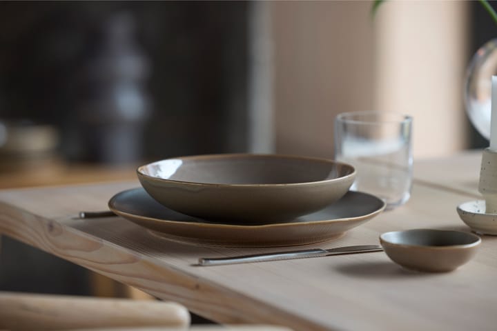 Shoku 醤油皿 Ø9 cm, Warm Brown Villa Collection
