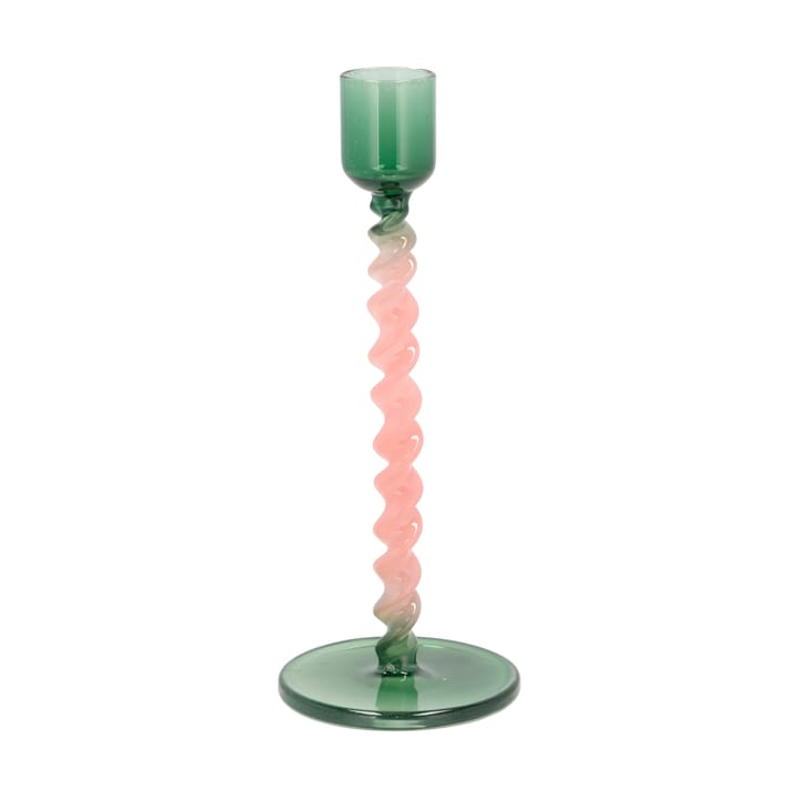 Styles キャンドルホルダー 16.3 cm - Green-pink - Villa Collection