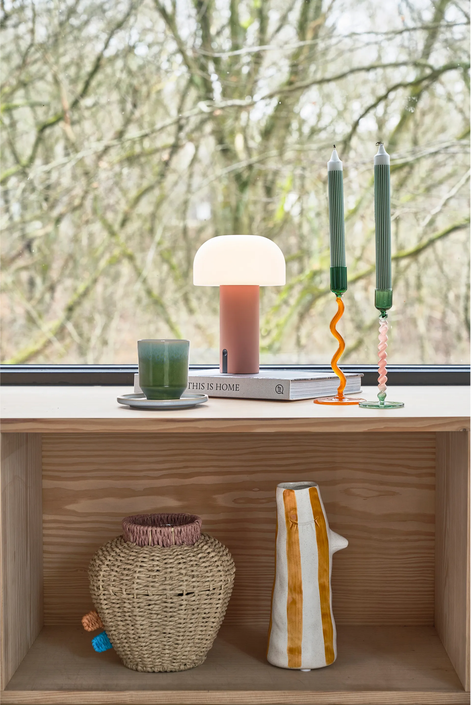 Styles マグ 18 cl 2個セット, Black-blue Villa Collection