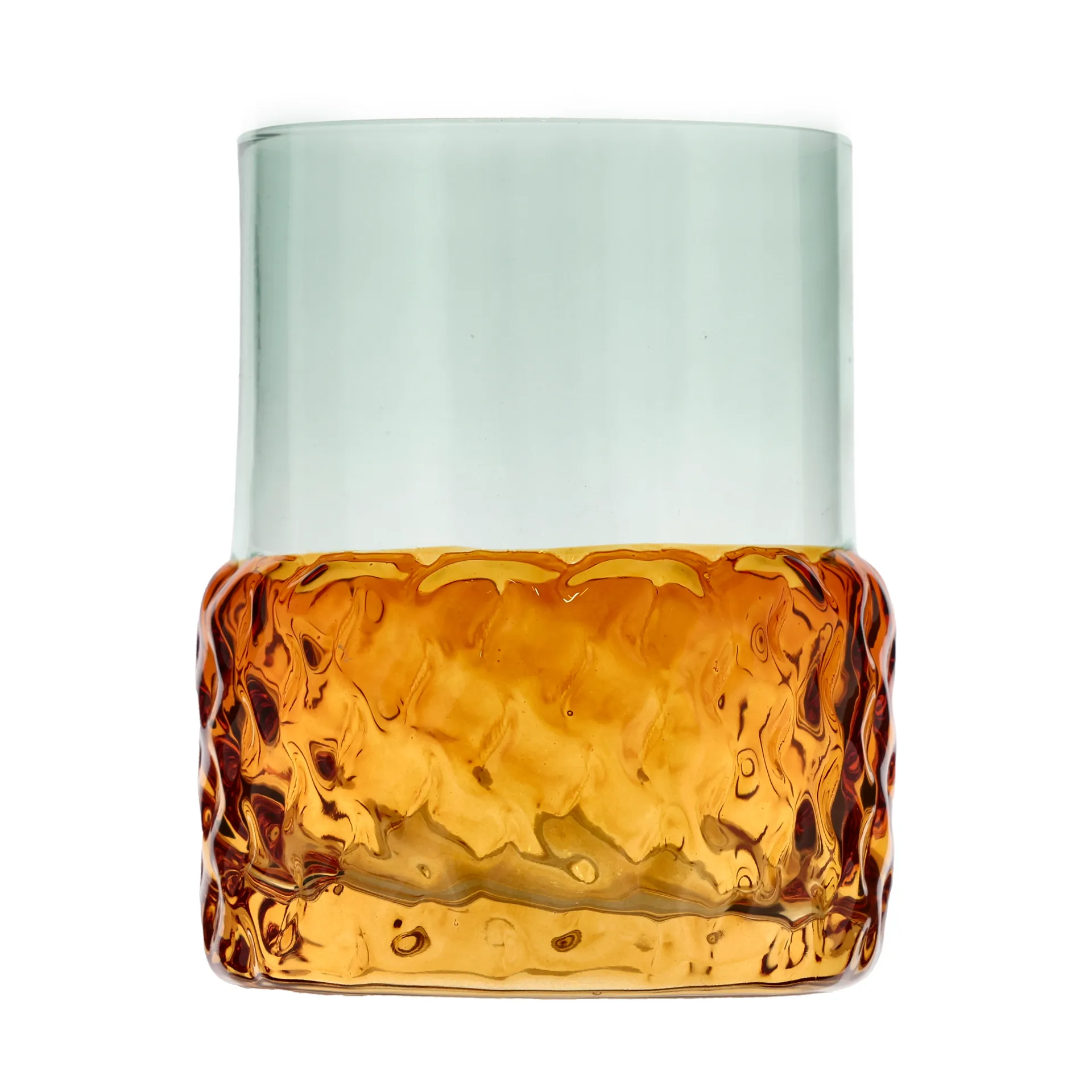 Styles ティーライトホルダー Ø7.7x10 cm, Blue-amber Villa Collection