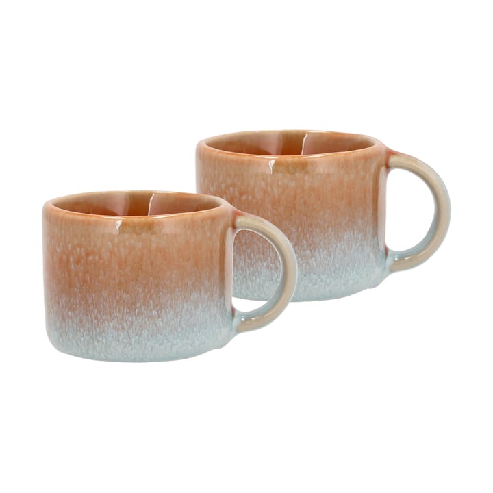 Styles エスプレッソマグ 8 cl 2個セット, Blue-amber Villa Collection