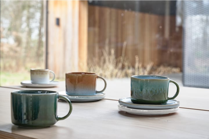 Styles エスプレッソマグ 8 cl 2個セット, Blue-amber Villa Collection