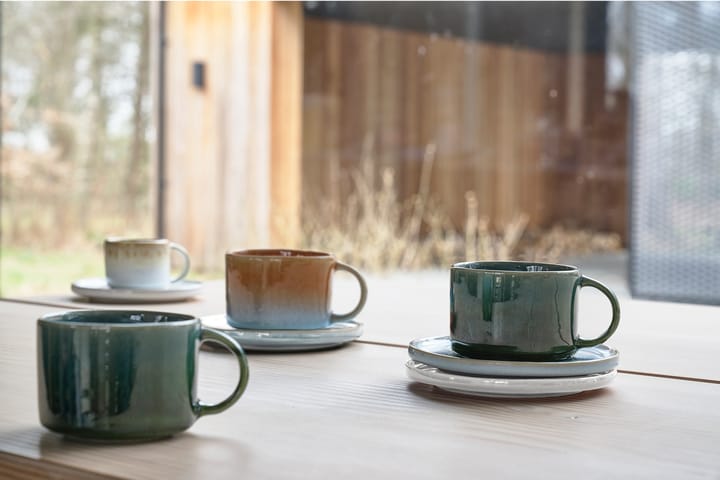 Styles エスプレッソマグ 8 cl 2個セット, Blue-amber Villa Collection
