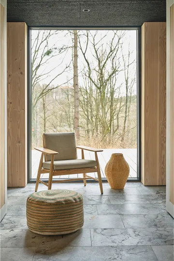 Vem プーフ 30x60 cm - Green-nature-pink - Villa Collection