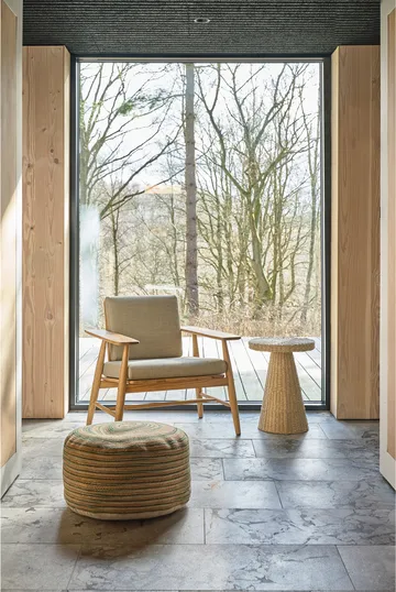 Vem プーフ 30x60 cm - Green-nature-pink - Villa Collection