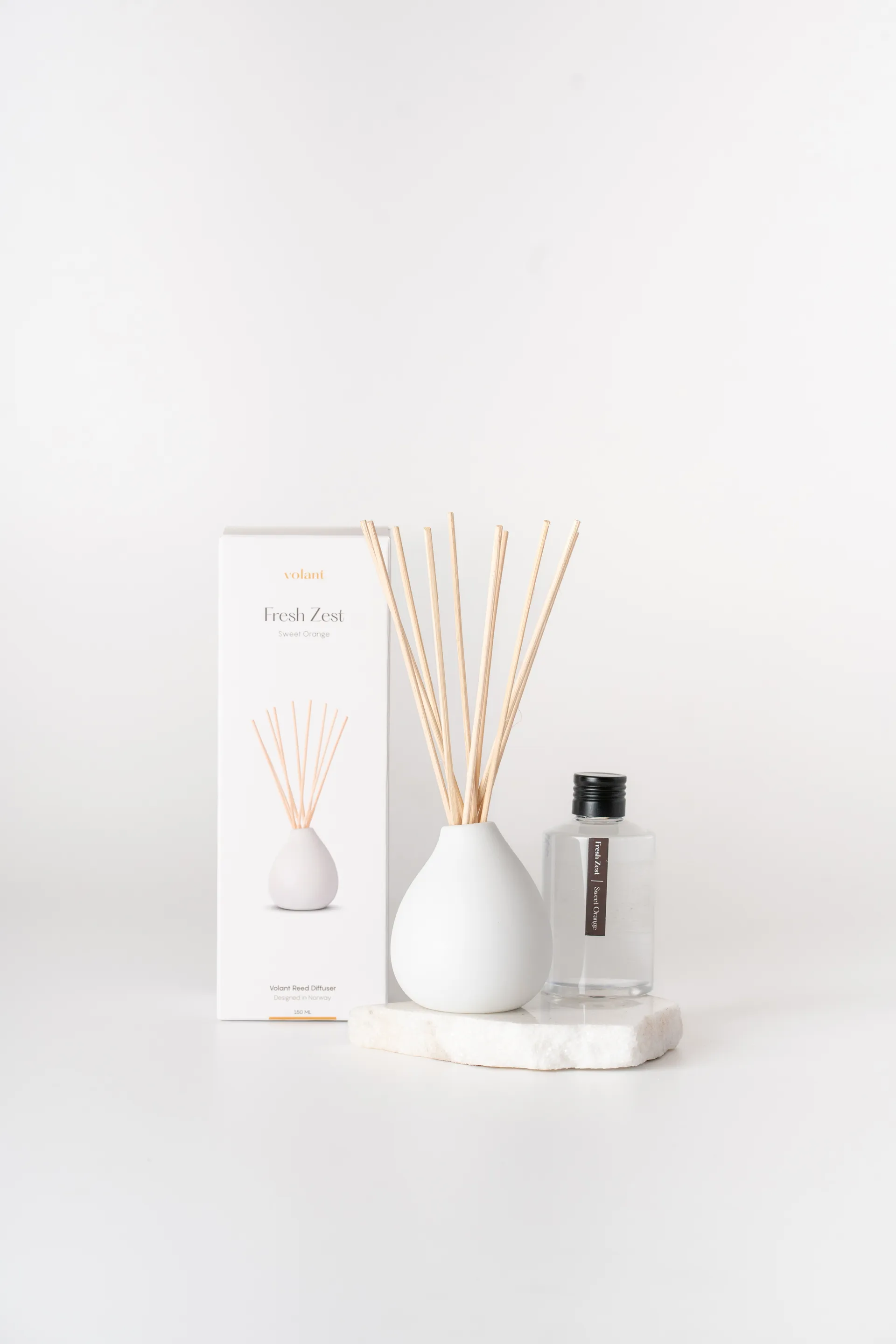 Volant 香り付きスティック 150 ml, Fresh Zest Volant