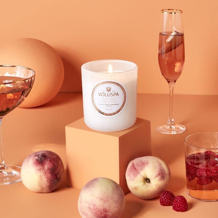 Classic Maison Blanc アロマキャンドル 60時間, Italian Bellini Voluspa | ボルスパ