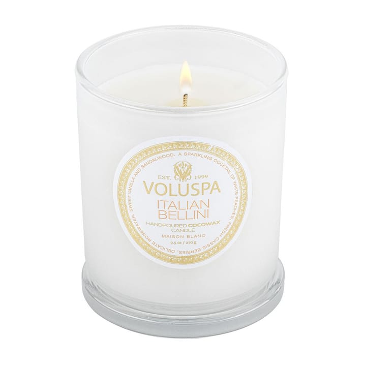 Classic Maison Blanc アロマキャンドル 60時間, Italian Bellini Voluspa | ボルスパ