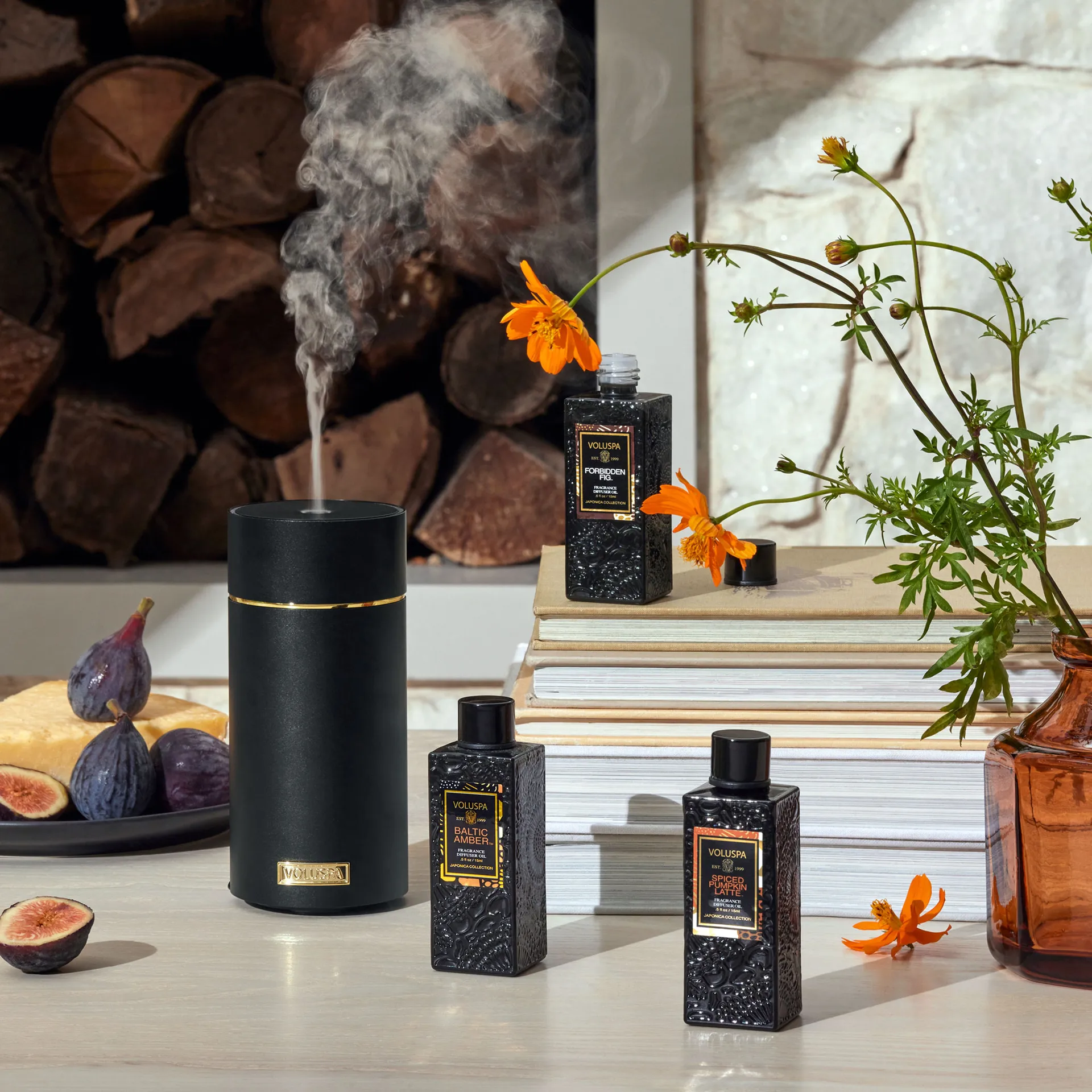 Japonica Ultrasonic ディフューザー, Black Voluspa | ボルスパ