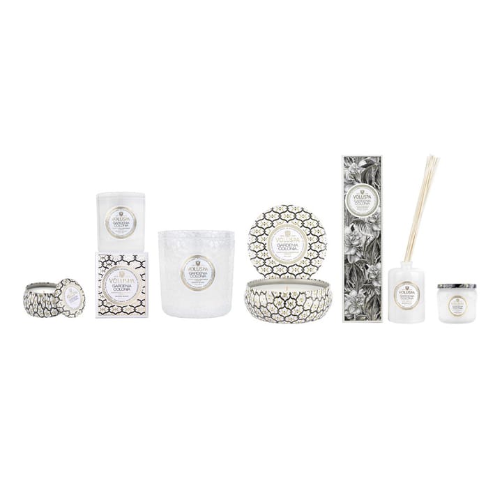 Maison Blanc 3-wick Tin アロマキャンドル 40時間, Gardenia Colonia Voluspa | ボルスパ
