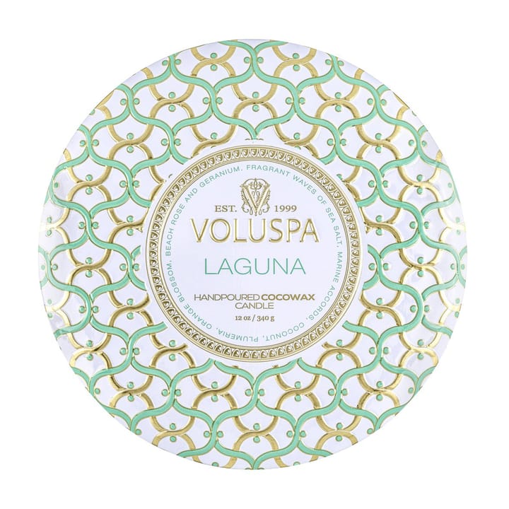 Maison Blanc 3-wick Tin アロマキャン��ドル 40時間, Laguna Voluspa | ボルスパ