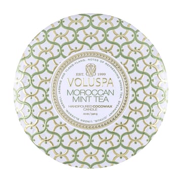 Maison Blanc 3-wick Tin アロマキャンドル 40時間 - Moroccan Mint Tea - Voluspa | ボルスパ