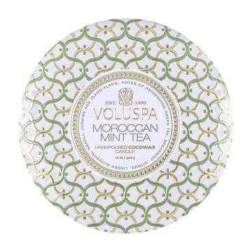 Maison Blanc 3-wick Tin アロマキャンドル 40時間 - Moroccan Mint Tea - Voluspa | ボルスパ