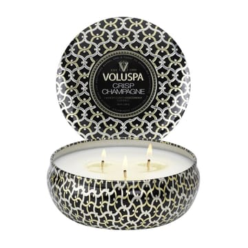 Maison Noir 3-wick Tin アロマキャンドル 40時間 - Crisp Champagne - Voluspa | ボルスパ