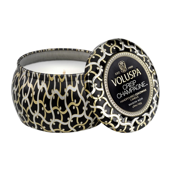 Maison Noir Mini Tin アロマキャンドル 25時間 - Crisp Champagne - Voluspa | ボルスパ