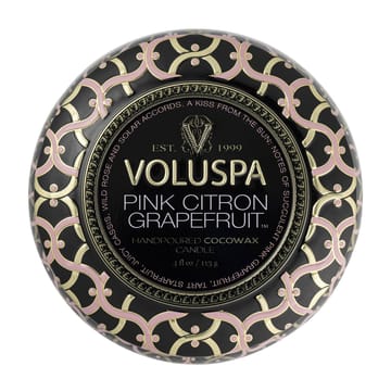 Maison Noir Mini Tin アロマキャンドル 25時間 - Pink Citron Grapefruit - Voluspa | ボルスパ