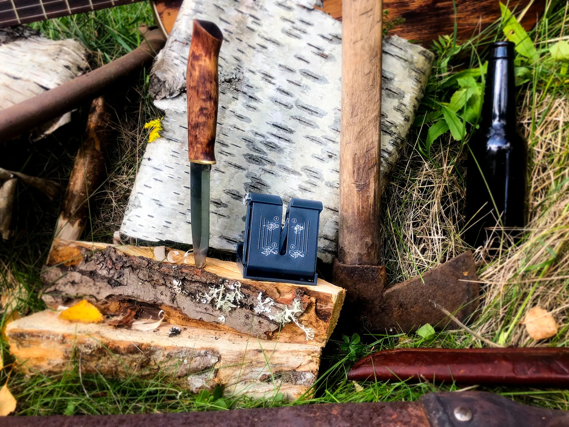 Vulkanus Pocket ナイフシャープナー basic, Black Vulkanus