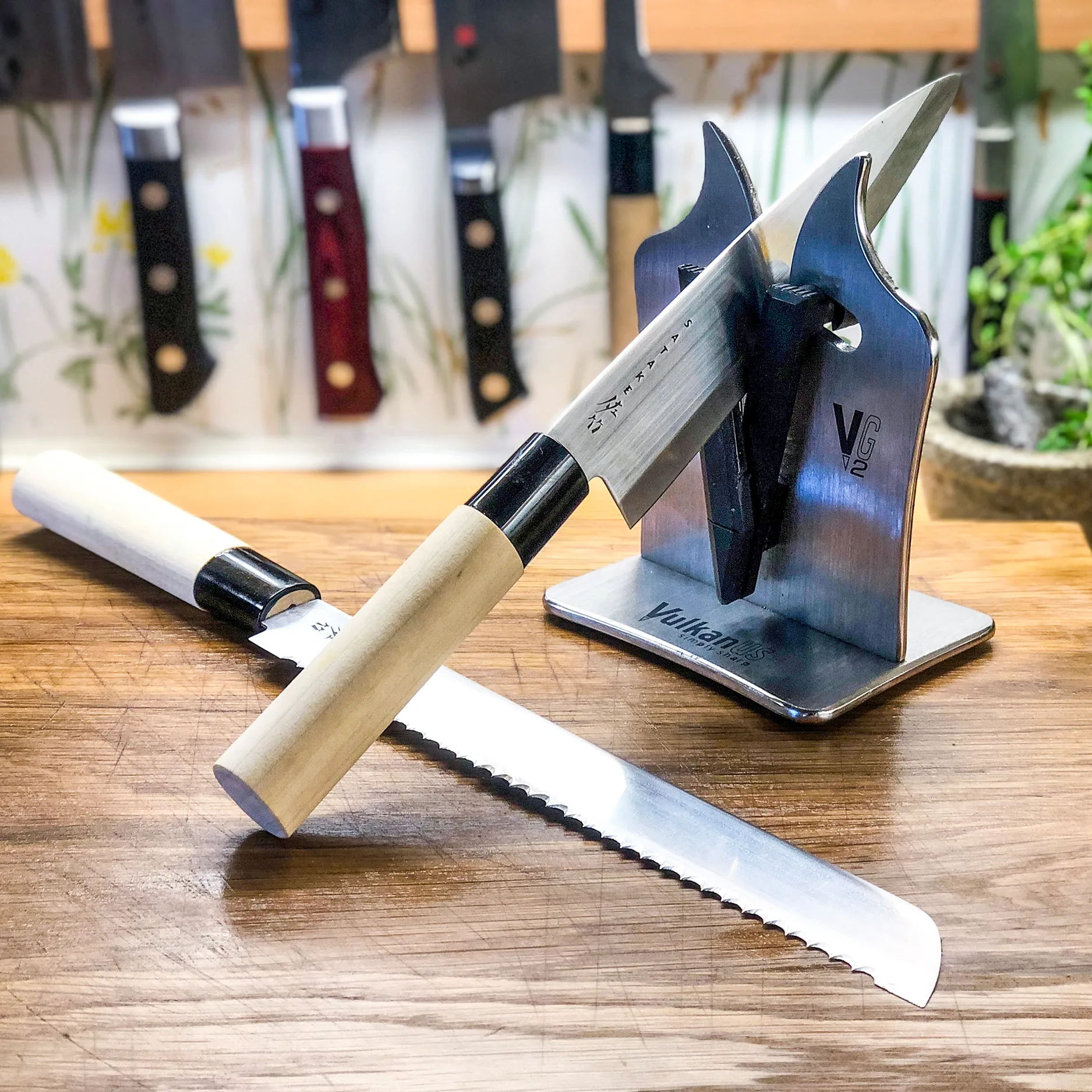 Vulkanus VG2 Professional ナイフシャープナー, stainless steel Vulkanus