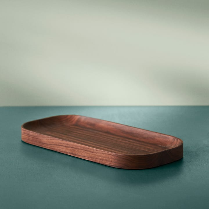Carved 木製トレイ オーバル, Walnut Warm Nordic
