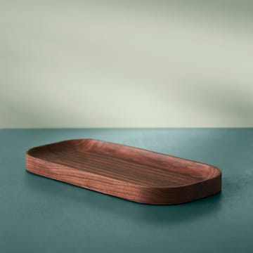 Carved 木製トレイ オーバル - Walnut - Warm Nordic
