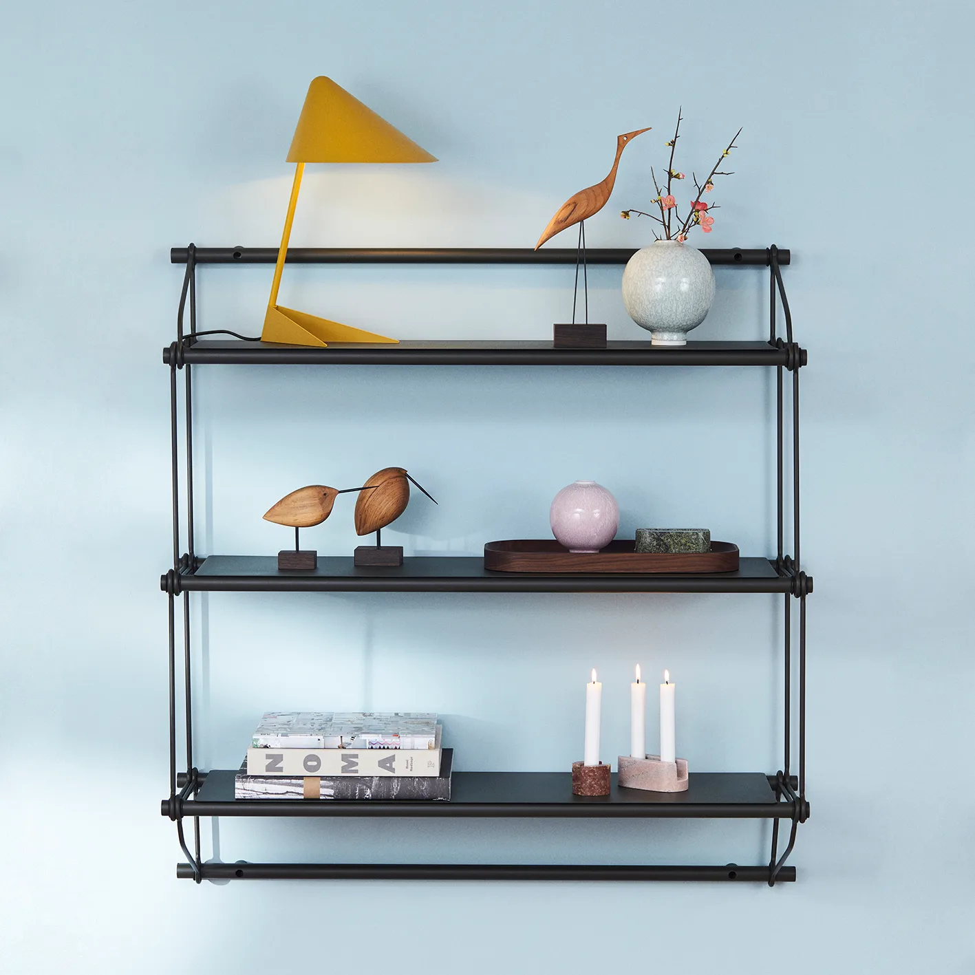 Carved 木製トレイ オーバル, Walnut Warm Nordic