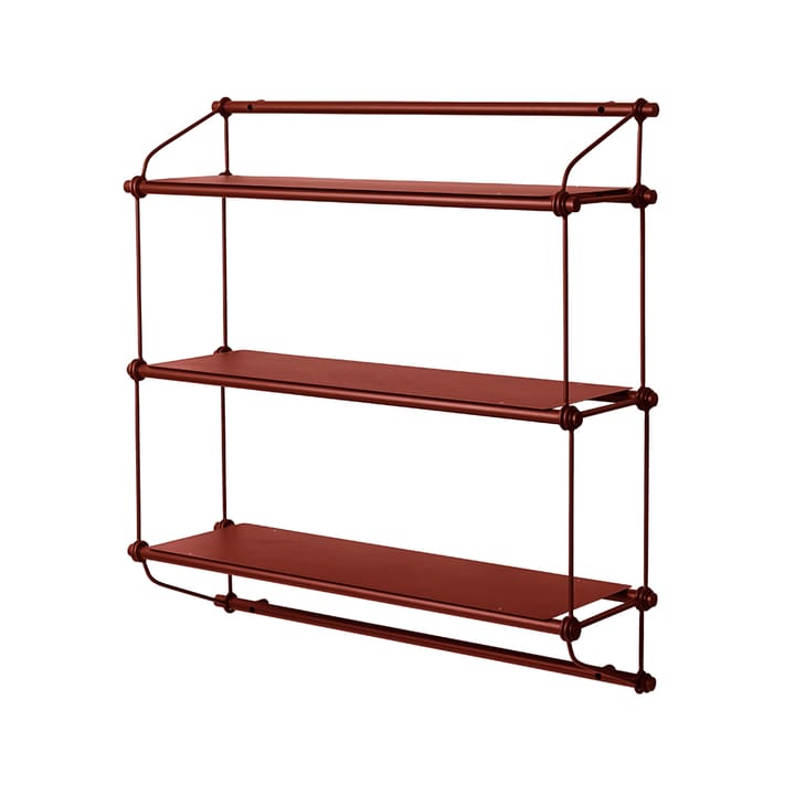 Parade シェルフ - Oxide red, 3 shelves - Warm Nordic