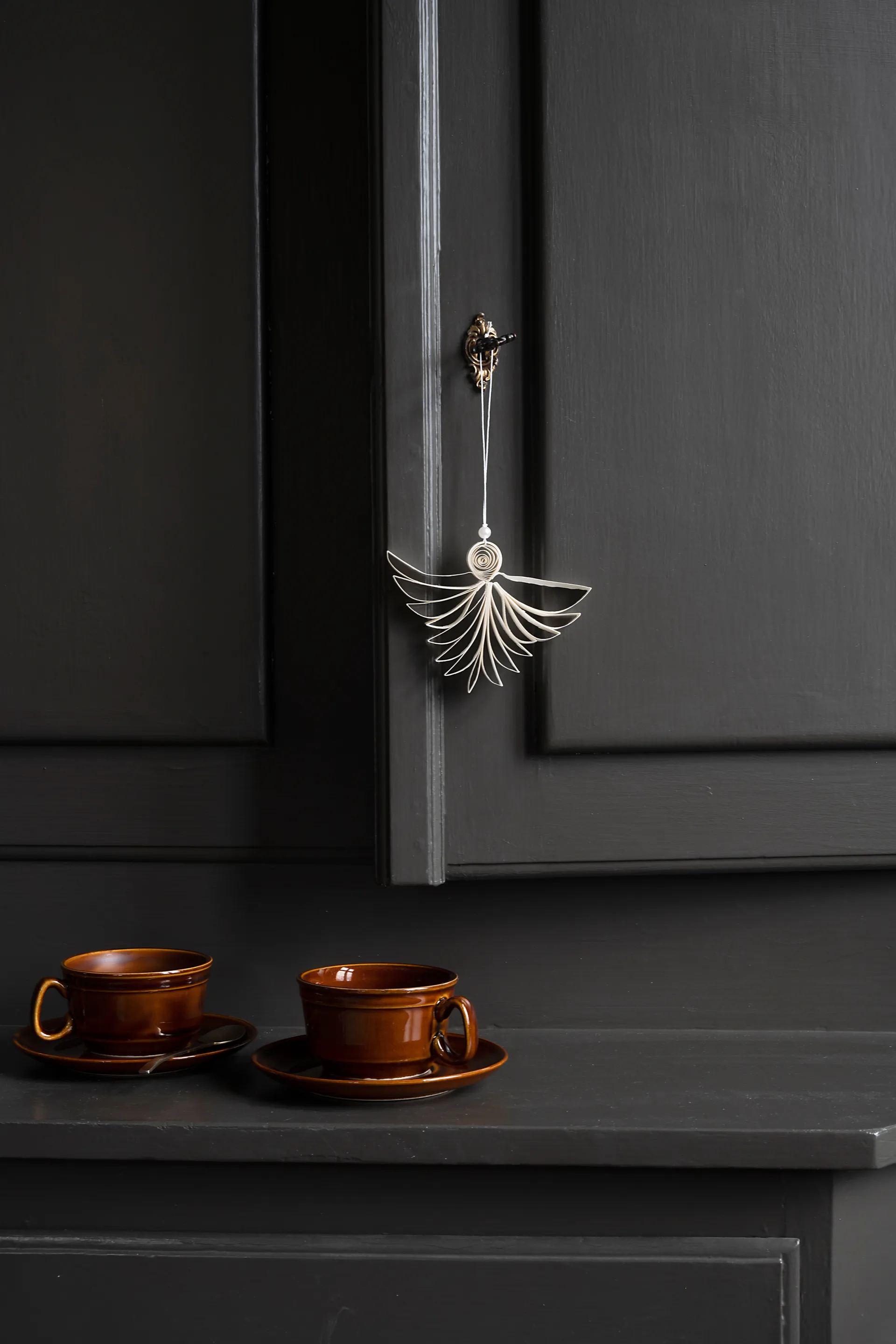 エンジェル クリスマス デコレーション Ø10 cm, Natural Watt & Veke | ワット & ヴェケ