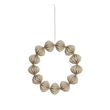 Linn wreath Ø40 cm - Natural - Watt & Veke | ワット & ヴェケ