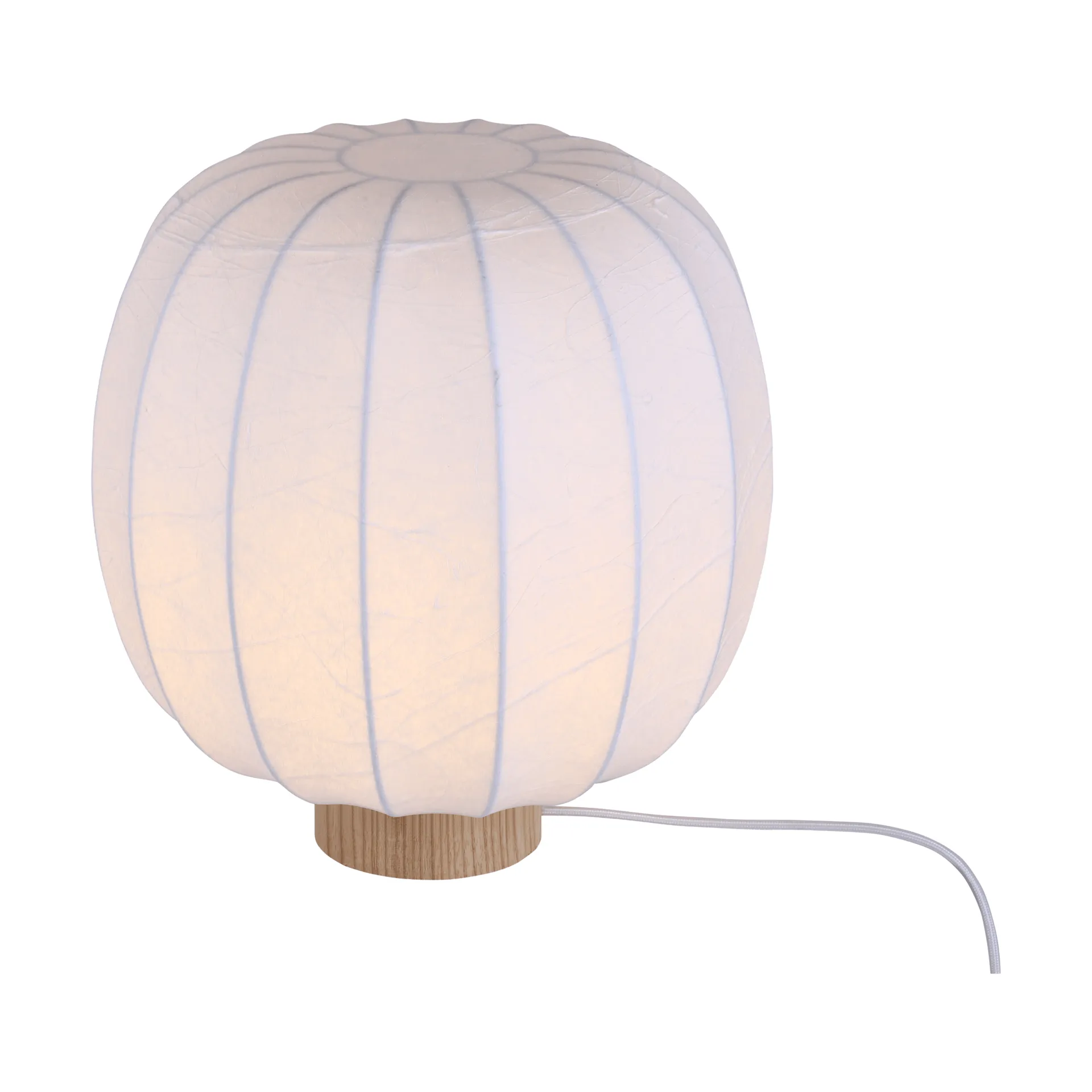 Lunari テーブルランプ, ホワイト-ナチュラルアッシュ、Ø30x32 cm Watt & Veke | ワット & ヴェケ