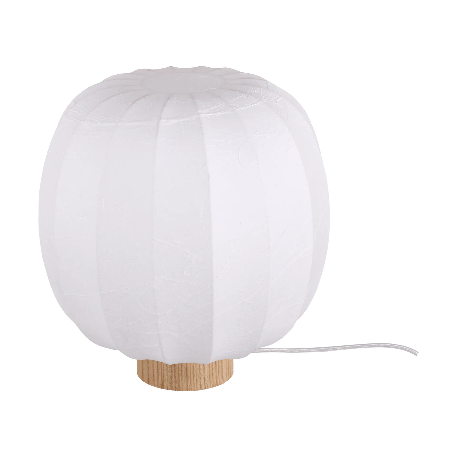 Lunari テーブルランプ, ホワイト-ナチュラルアッシュ、Ø30x32 cm Watt & Veke | ワット & ヴェケ