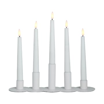Lykke combinable キャンドルスティック incl. 5ピース入り LEDライト - White - Watt & Veke | ワット & ヴェケ