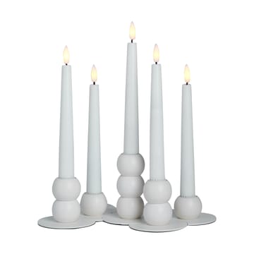 Lykke combinable キャンドルスティック incl. 5ピース入り LEDライト - White - Watt & Veke | ワット & ヴェケ