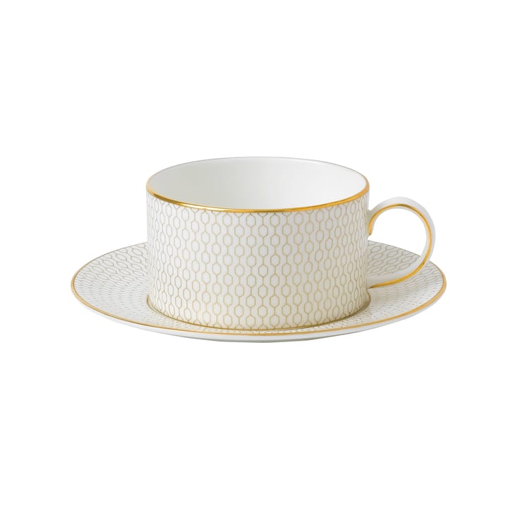 Arris ティーカップ ソーサー付き - white - Wedgwood | ウェッジウッド