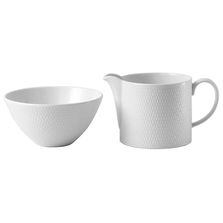 Gio シュガーボウル and クリーム ジャグ - white - Wedgwood | ウェッジウッド