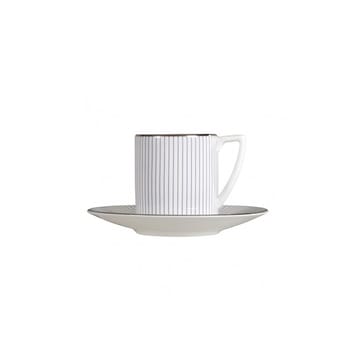 Pinstripe エスプレッソソーサー - white - Wedgwood | ウェッジウッド