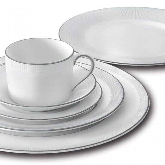 Vera Wang Blanc Sur Blanc ティー ソーサー - white - Wedgwood | ウェッジウッド