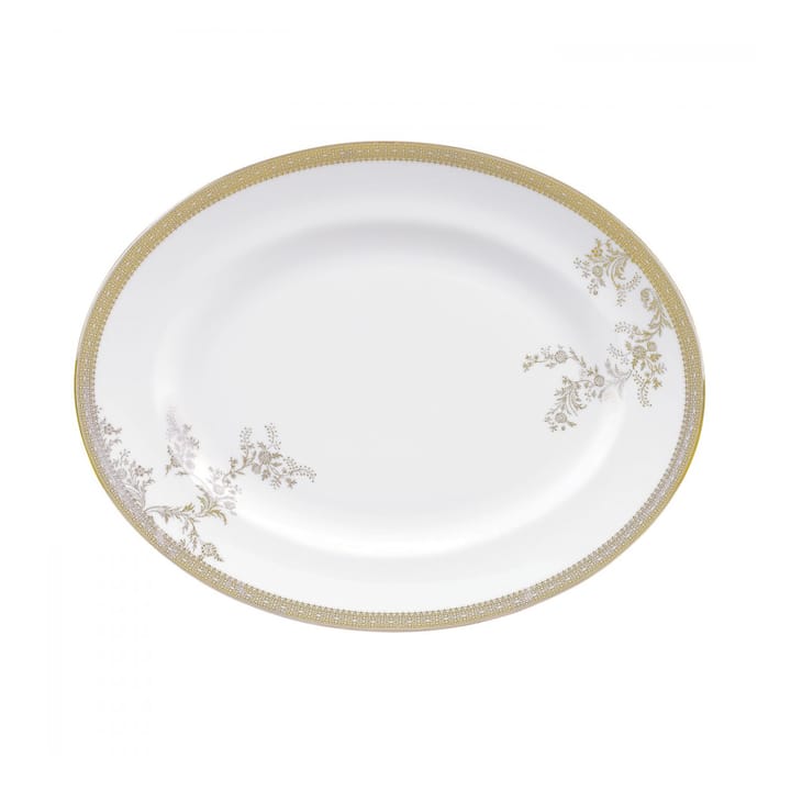 Vera Wang Lace ゴールド オーバル サービングレート - 39 cm - Wedgwood | ウェッジウッド