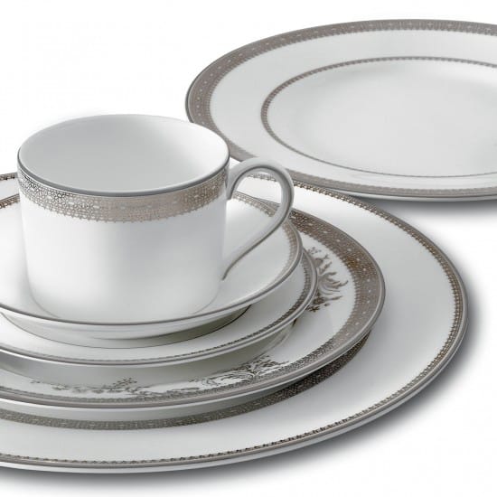 Vera Wang Lace Platinum プレート, Ø 20 cm Wedgwood | ウェッジウッド