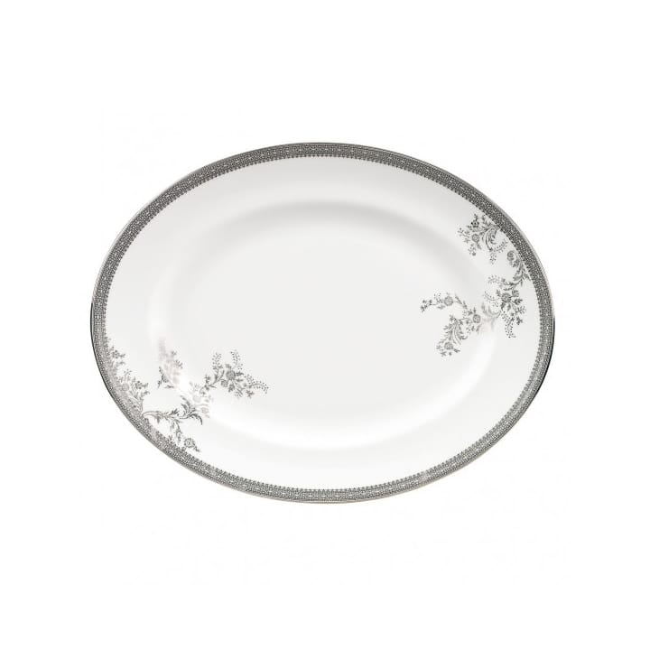 Vera Wang Lace Platinum オーバル サービングレート - 35 cm - Wedgwood | ウェッジウッド