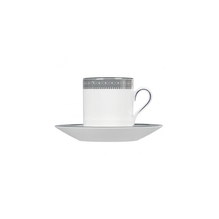 Vera Wang Lace Platinum ソーサー to エスプレッソカップ - white - Wedgwood | ウェッジウッド