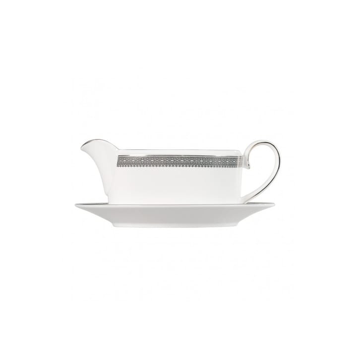 Vera Wang Lace Platinum ソーサー to ソースボート - white - Wedgwood | ウェッジウッド