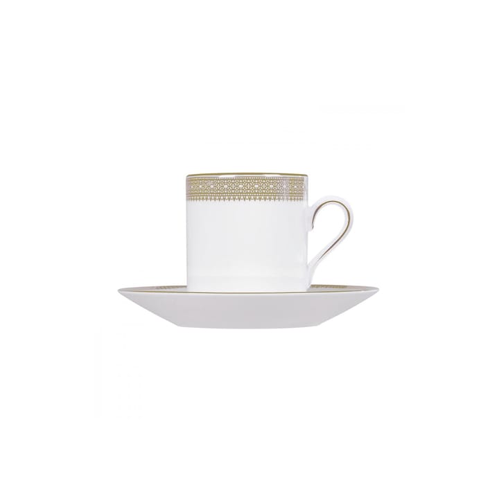 Vera Wang Lace ゴールド コーヒーカップ用ソーサー - white - Wedgwood | ウェッジウッド