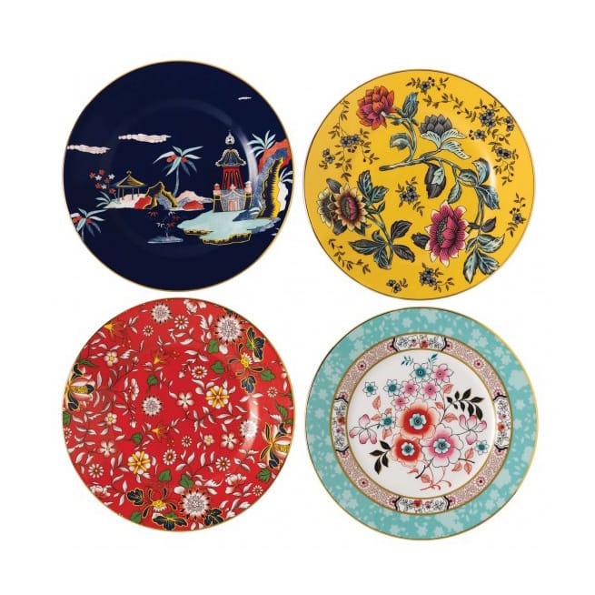 Wonderlust プレート 4パック - Ø 20 cm - Wedgwood | ウェッジウッド