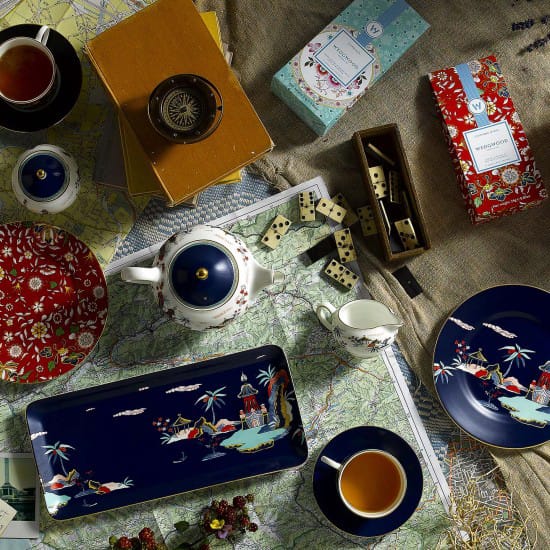 Wonderlust カップ ソーサー付き, blue pagoda Wedgwood | ウェッジウッド