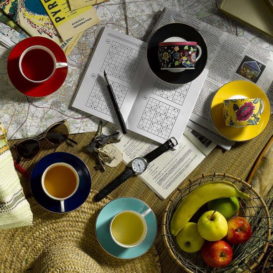 Wonderlust カップ ソーサー付き, crimson jewel Wedgwood | ウェッジウッド
