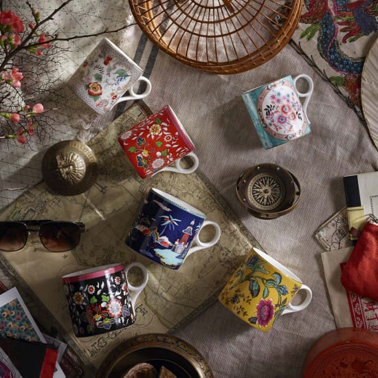 Wonderlust マグ ラージ, yellow tonquin Wedgwood | ウェッジウッド