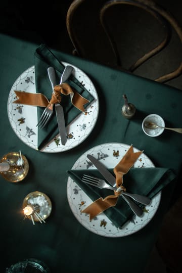 クリスマスモーニング ファブリックナプキン 45x45 cm 2枚 - White-green - Wik & Walsøe | ウィック & ワルソー